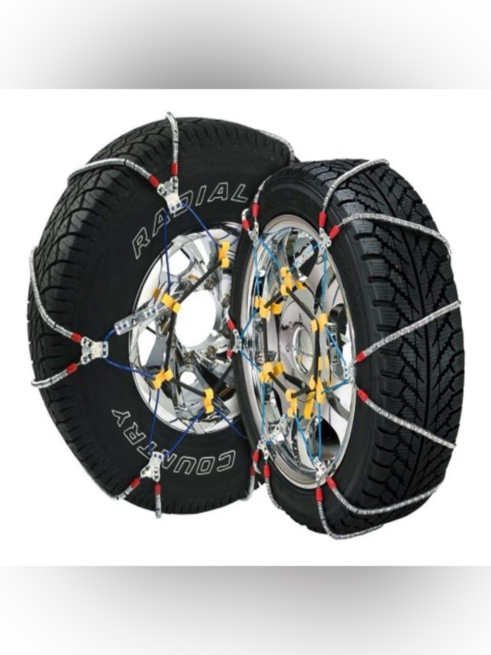 SCC Super Z6 Cable Tire Chains SZ441 Set 2 Class S Low Clearance NEW